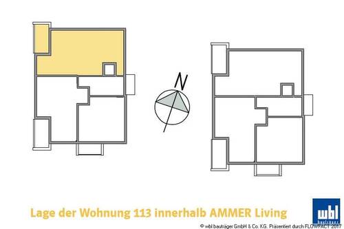 Lage der Wohnung im Objekt - 