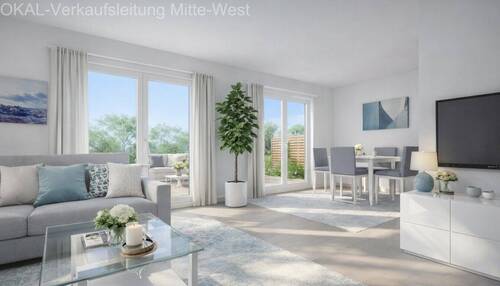 Beispiel Ess_/Wohnbereich - 5 Zimmer Doppelhaushälfte zum Kaufen in Oberursel (Taunus)