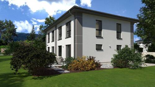 Ansicht Garten - Doppelhaushälfte mit 142,00 m&sup2; in Oberursel (Taunus) zum Kaufen