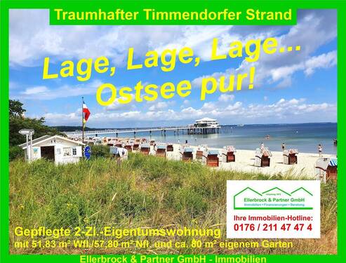 Lage Lage Lage - Gepflegte 2-Zi.-Eigentumswohnung (300 m zum Strand)