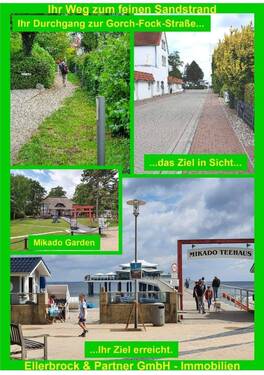 Ihr Weg zum feinen Sandstrand - 