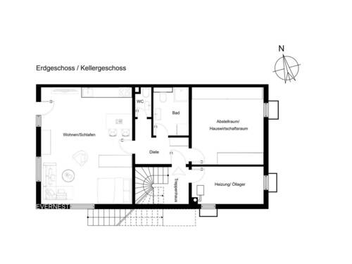 Erdgeschoss / Kellergeschoss - 