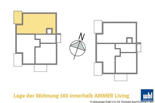 Lage der Wohnung im Objekt - 