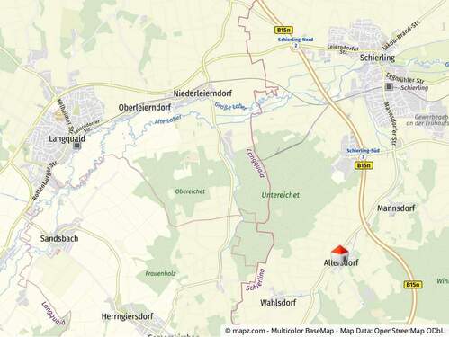 Geolyzer Kartenausschnitt - 