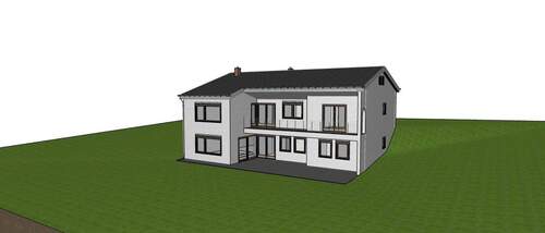 3D-Ansicht aus Süd Ost - 