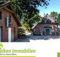 Idyllisch gelegenes Landhaus mit Garten, Doppelgarage und Teich - Zetel