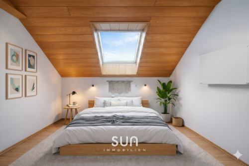 Schlafzimmer - 3 Zimmer Etagenwohnung zum Kaufen in Ulm