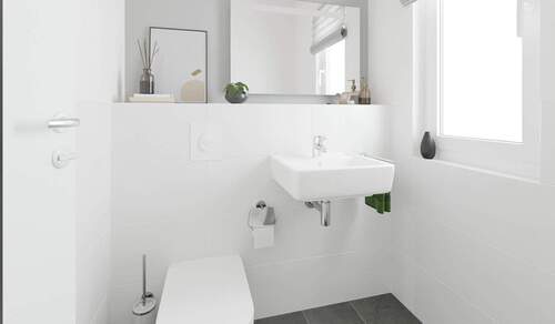 Ein separates WC steht für Ihre Gäste bereit - 