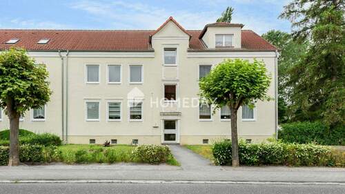 Außenansicht 2 - Gepflegte 3-Zimmer-Wohnung mit Stellplatz und Keller