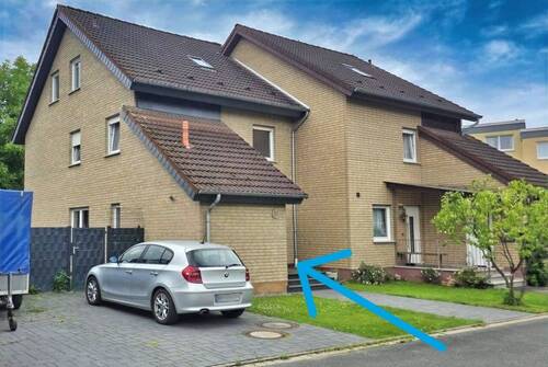 Ansicht Nord-Ost - Doppelhaushälfte in ruhiger Lage von Barntrup