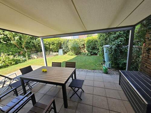 Terasse mit Glasdach+Markise - 5 Zimmer Reihenendhaus zum Kaufen in Deizisau