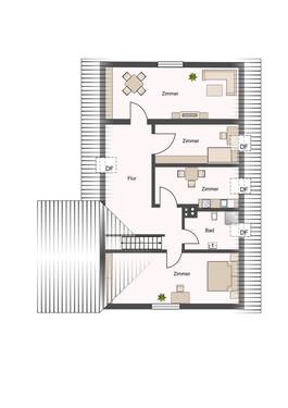Mehrfamilienhaus - Dachgeschoss - 