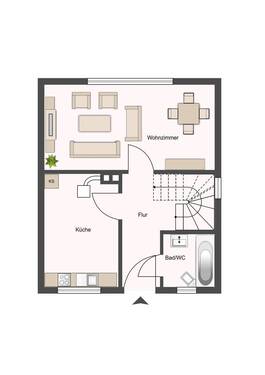 Einfamilienhaus - Erdgeschoss - 