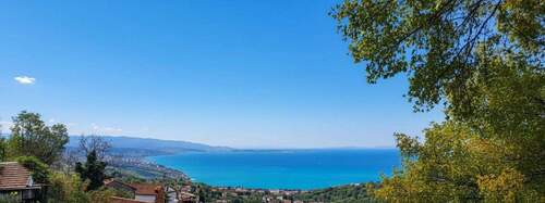 Bild 1 - Baugrundstück mit projektiertem Haus in Rukavac (Opatija Kvarner Bucht Kroatien)