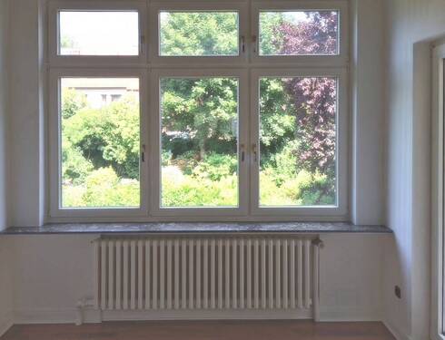 Blick in den Garten. - 