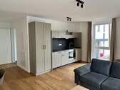 Wohnbereich - 1 Zimmer Etagenwohnung zur Miete in Fürth