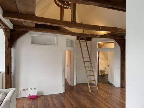 Wohn-Essbereich - 2 Zimmer Etagenwohnung zur Miete in Halle (Westf.)