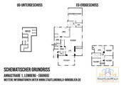 Schematischer Grundriss EG und UG - 