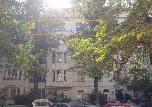 Straßenansicht - Großbürgerliche Altbauwohnung in Halensee - 218,57 m², 7 Zimmer
