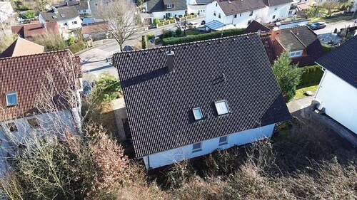 Vogelperspektive - Rückseite - 1 Zimmer Mehrfamilienhaus, Wohnhaus in Bad Soden-Salmünster