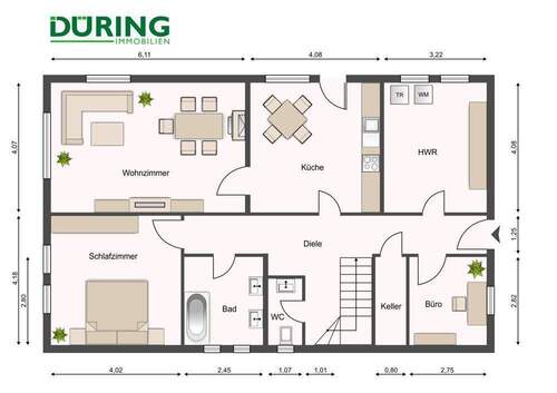 Wohnung Erdgeschoss - 