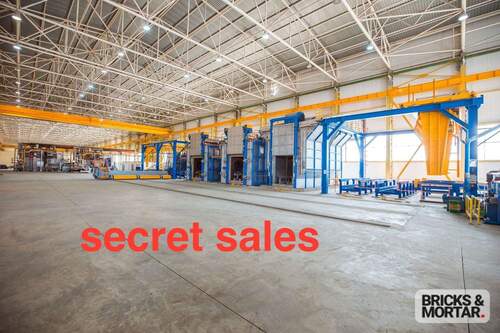 secret sales Beispielbild Industriehalle Kopie - Industrieimmobilie 1150 m² auf 3900 m² Grund, direkt an der A7 zwischen Ulm und Memmingen
