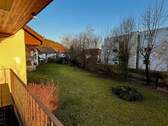 Blick ins Grüne vom Balkon aus - 