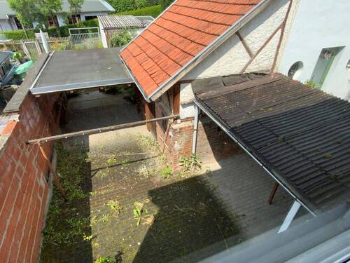 Blick vom OG zum Hof - 