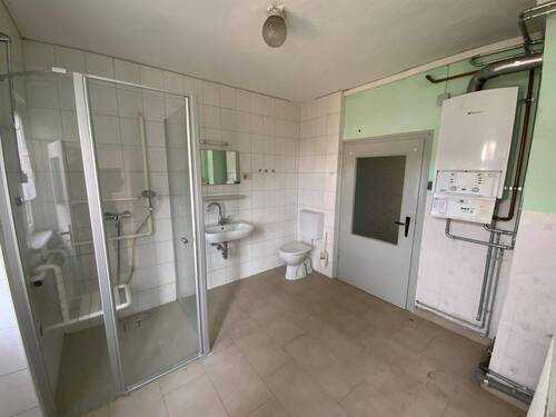 Badezimmer - Einfamilienhaus mit 68,00 m² in Nottertal-Heilinger Höhen zum Kaufen