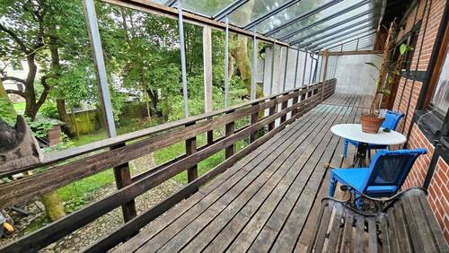 28 m² Balkon zum Garten (Ost) - 