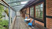 28 m² Balkon zum Garten (Ost) - 