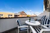 Balkon - Ihr Rückzugsort auf Norderney - gepflegte Wohnung nahe dem Strand