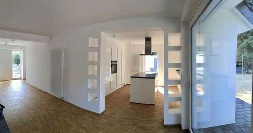 Blick in die Küche - 