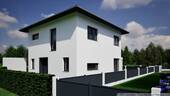 Hausansicht Ost_Planungsbeispiel_Garagenplatzierun - 