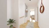 Heller und freundlicher Flur im Obergeschoss - 