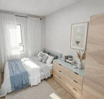 EH40 mit QNG Plus - Heller Wohnkomfort mit Südbalkon - Kompakte Neubau 3-Zi-Wohnung mit Tiefgarage - Ascha