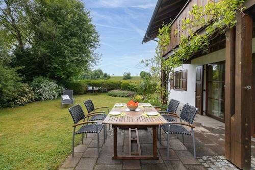 Terrasse - 1 Zimmer Doppelhaushälfte in Oberhaching