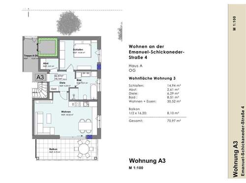 ETW Emanuel (20).jpg - Terrassenwohnung mit 72,00 m&sup2; in Straubing zum Kaufen