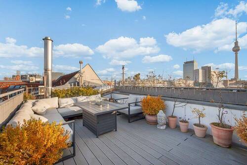 Aufdachterasse mit Weitblick - 