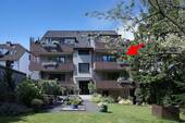 Hausansicht Gartenseite - Bochum-Weitmar: Hochwertige Eigentumswohnung Garage + SP + 2 Balkone prov.frei zu verk.!