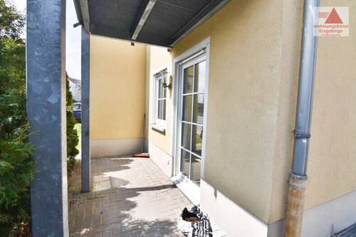 Terrasse - Etagenwohnung mit 57,00 m² in Burkhardtsdorf zur Miete