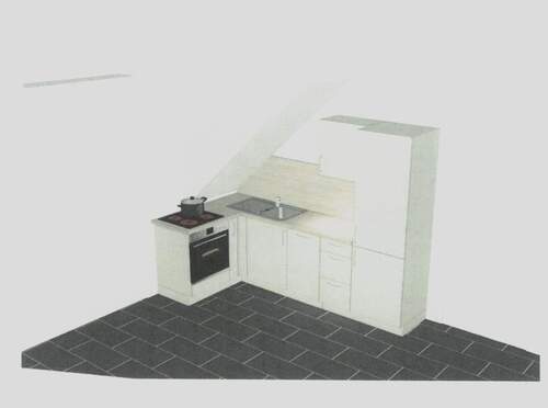 WE 03_DG links - Einbauküche - Schematische Darstellung - Ankommen und Wohlfühlen - Erstbezug in bester Lage