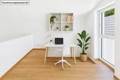 Modernes Home Office in Galerie - 
