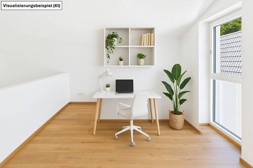 Modernes Home Office in Galerie - 