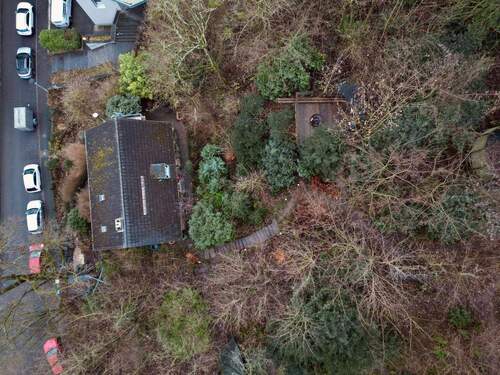 Luftaufnahme im Winter - 4 Zimmer Einfamilienhaus in Bonn