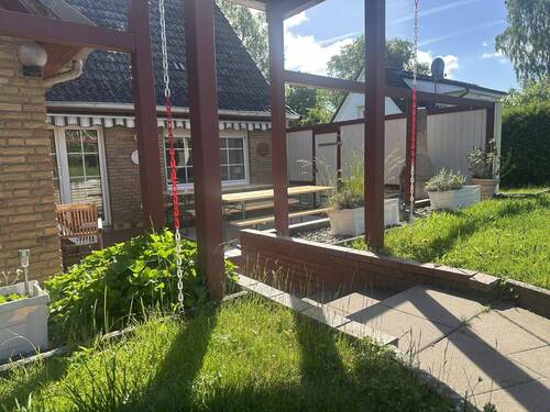Blick zur Terrasse - 
