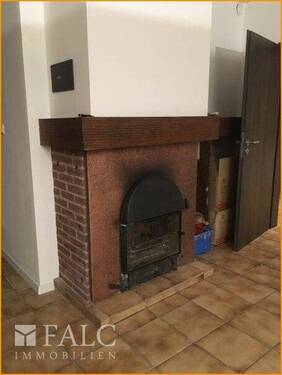 Kamin in Wonbereich - 