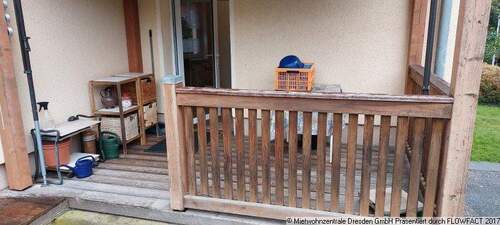 Terasse - Schöne 2-R-WE mit Terasse im Dresdner Sü - 2 Zimmer Etagenwohnung in Dresden