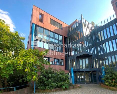 Außenansicht Eingang - Klimatisiertes Bürogebäude vor den Toren von Mercedes-Benz