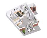 Grundriss Wohnung 1 - 